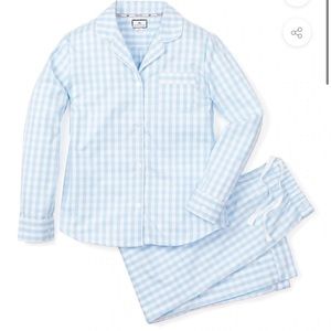 Petite Plume Blue and White Gingham Pajamas